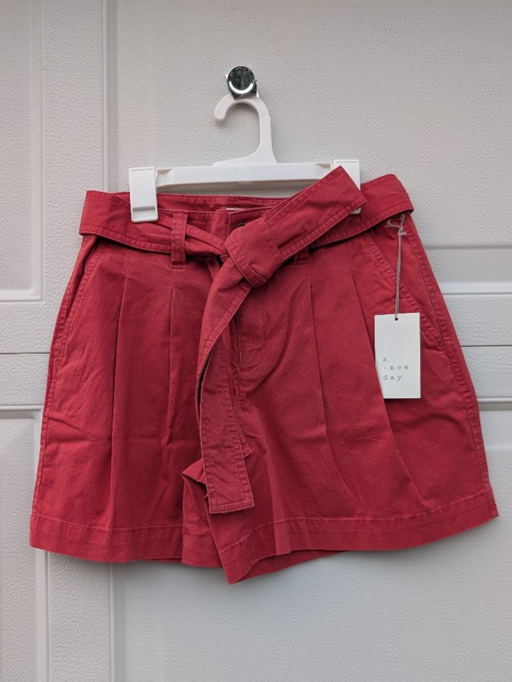 NWT-Dressy Pleated shorts with pockets-Med